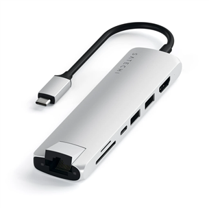 Satechi Multi-port, USB-C, grey - hub