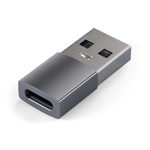 Satechi, USB A-USB C, pelēka - Adapteris