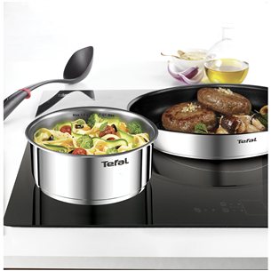 Tefal Ingenio Emotion, diametrs 28 cm, melna/nerūsējošā tērauda - Panna cepšanai