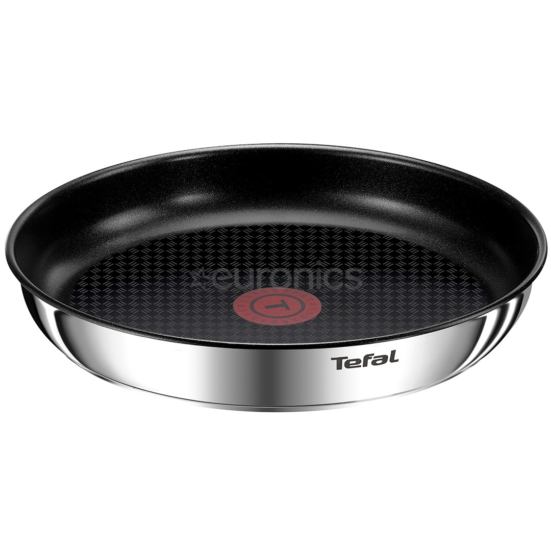 Tefal Ingenio Emotion, diametrs 22 cm, melna/nerūsējošā tēŗauda - Panna cepšanai