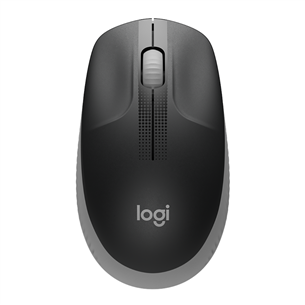 Logitech M190, melna/gaiši pelēka - Bezvadu datorpele