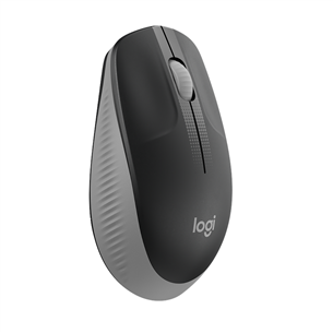 Logitech M190, melna/gaiši pelēka - Bezvadu datorpele