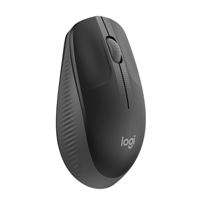 Logitech M190, melna/pelēka - Bezvadu datorpele