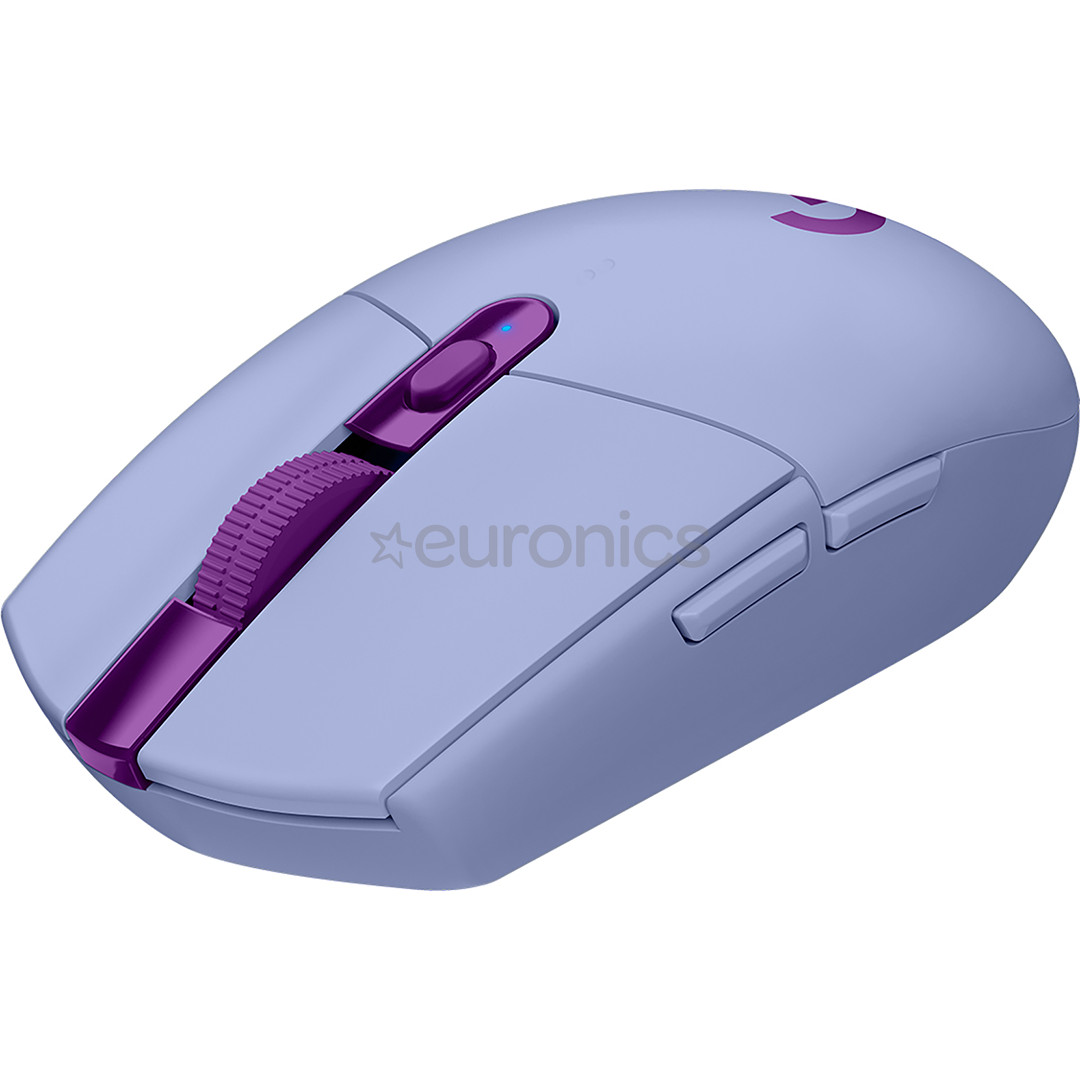 Logitech G305, gaiši violeta - Bezvadu datorpele