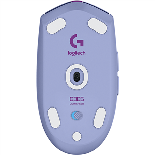 Logitech G305, gaiši violeta - Bezvadu datorpele