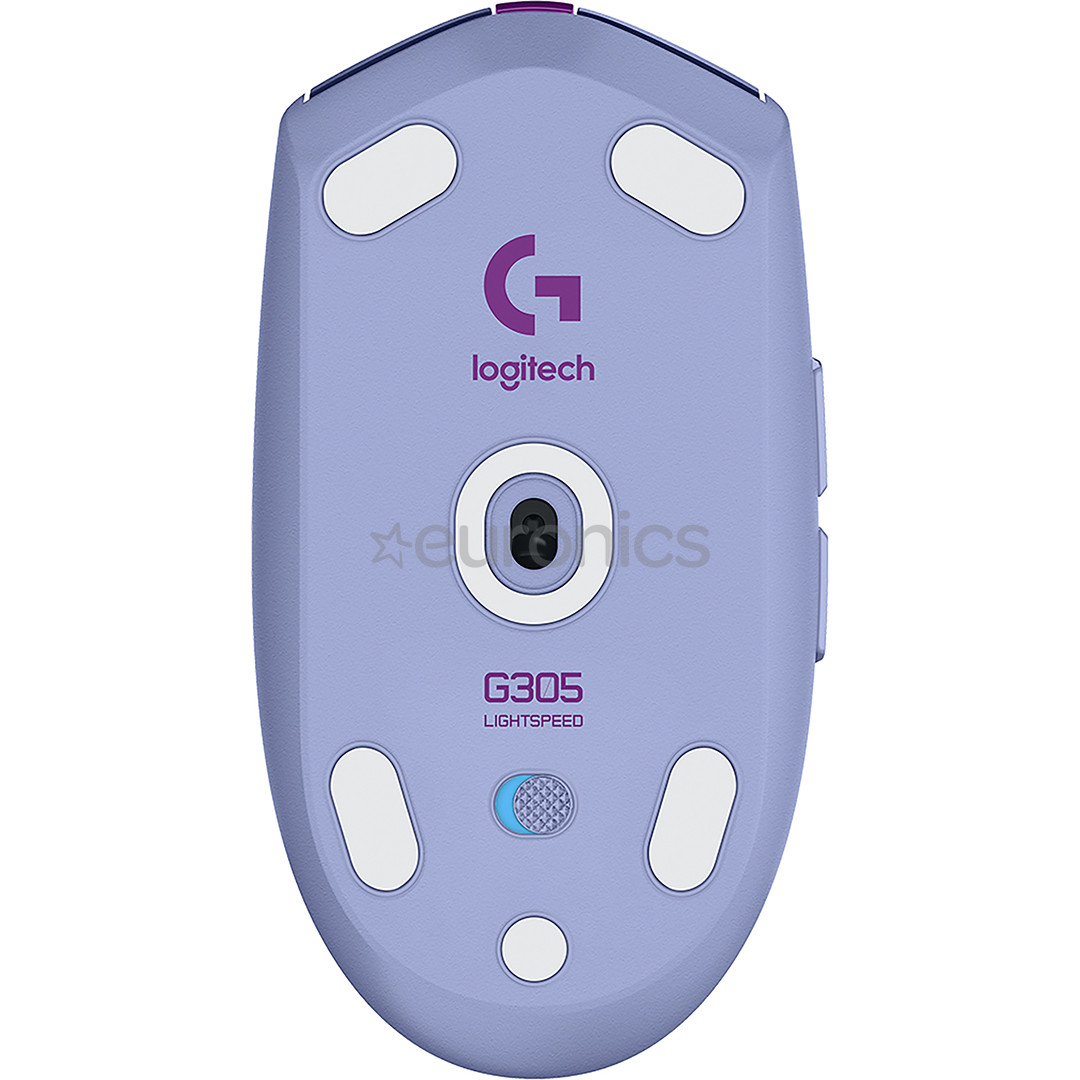 Logitech G305, gaiši violeta - Bezvadu datorpele