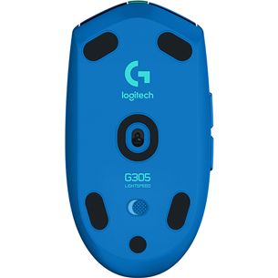 Logitech G305, zila - Bezvadu datorpele