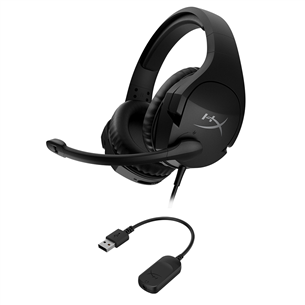 HyperX Cloud Stinger S 7.1, melna - Austiņas ar mikrofonu