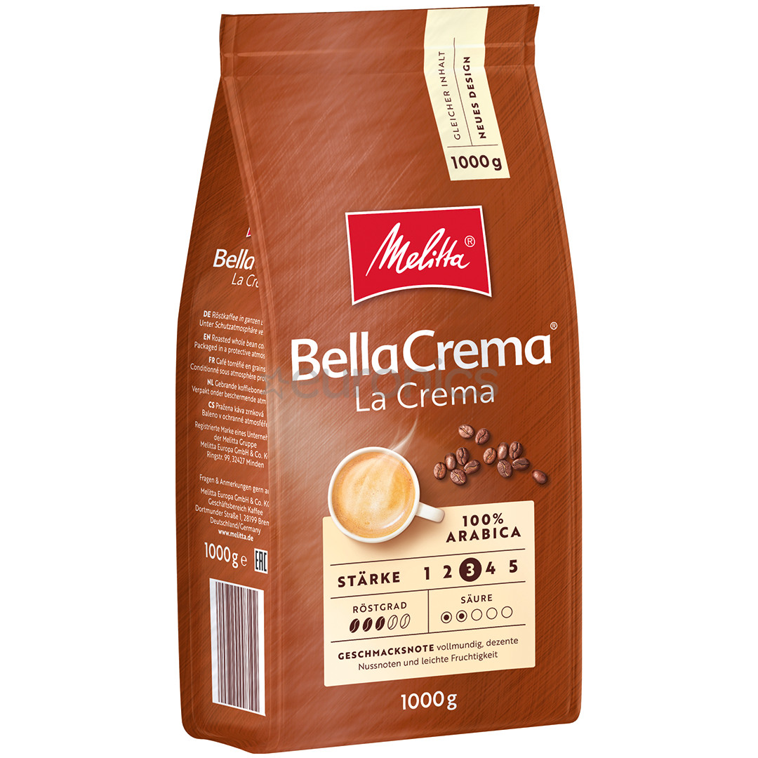 Melitta BellaCrema Cafe La Crema, 1 кг - Кофейные зерна