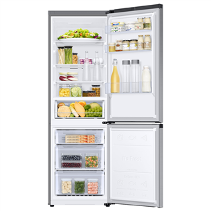 Samsung, NoFrost, 344 L, height 186 cm, inox - Refrigerator