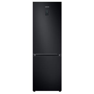 Samsung NoFrost, augstums 185.3 cm, 344 L, melna - Ledusskapis RB34T675EBN/EF