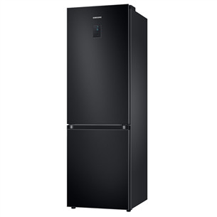 Samsung NoFrost, augstums 185.3 cm, 344 L, melna - Ledusskapis