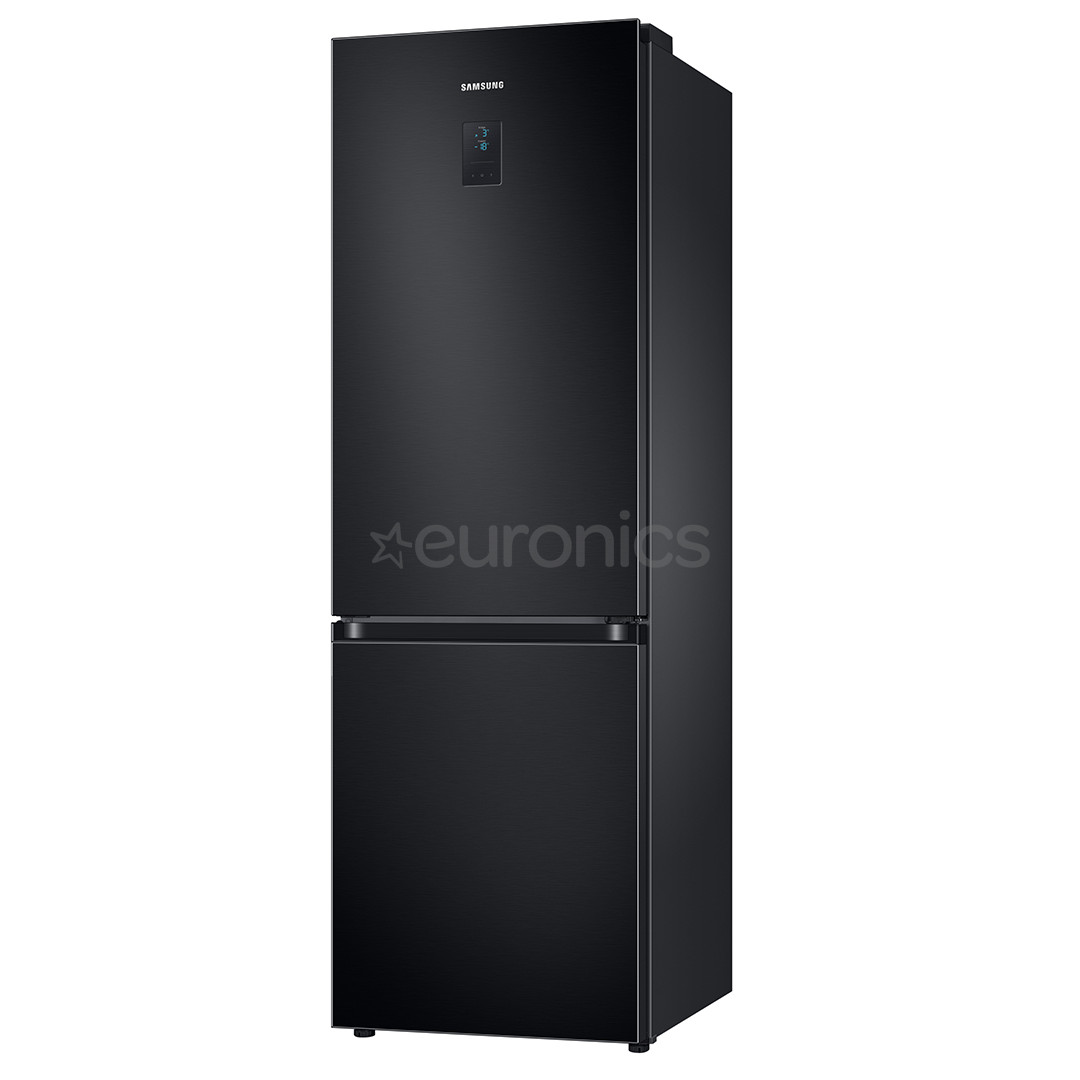 Samsung NoFrost, augstums 185.3 cm, 344 L, melna - Ledusskapis