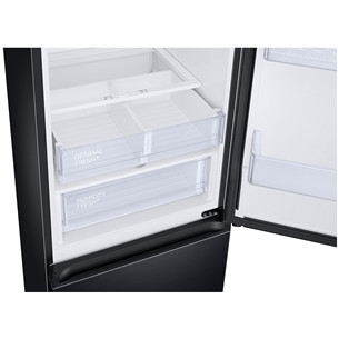 Samsung NoFrost, augstums 185.3 cm, 344 L, melna - Ledusskapis