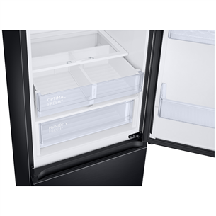 Samsung, NoFrost, 344 л, высота 186 см, черный - Холодильник