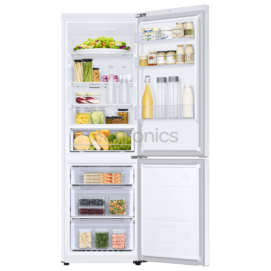 Samsung, NoFrost, augstums 185.3 cm, 344 L, balta - Ledusskapis