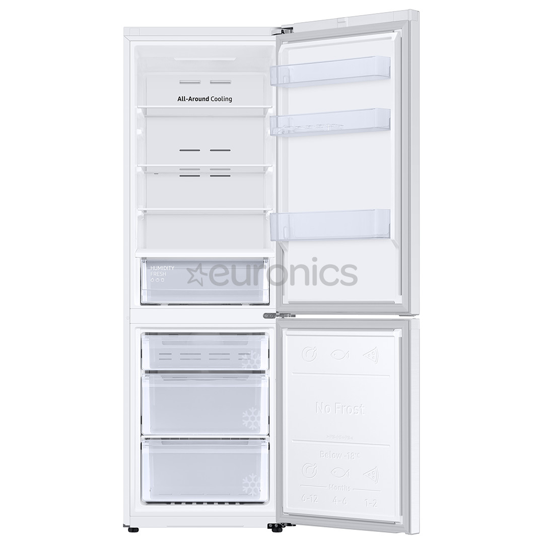Samsung, NoFrost, augstums 185.3 cm, 344 L, balta - Ledusskapis