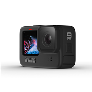 GoPro HERO9 Black, 5.3K/30fps, melna - Video kamera