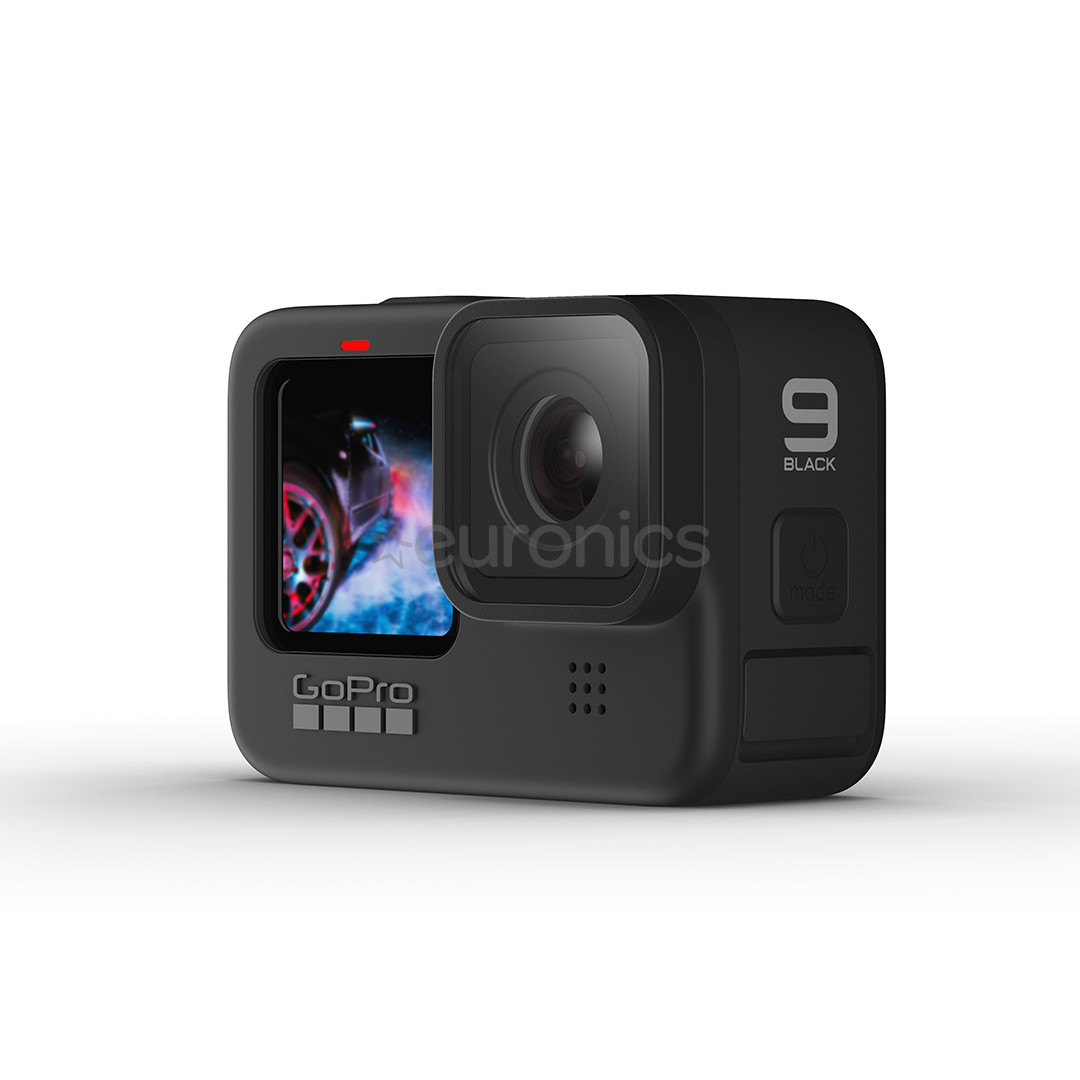 GoPro HERO9 Black, 5.3K/30fps, melna - Video kamera