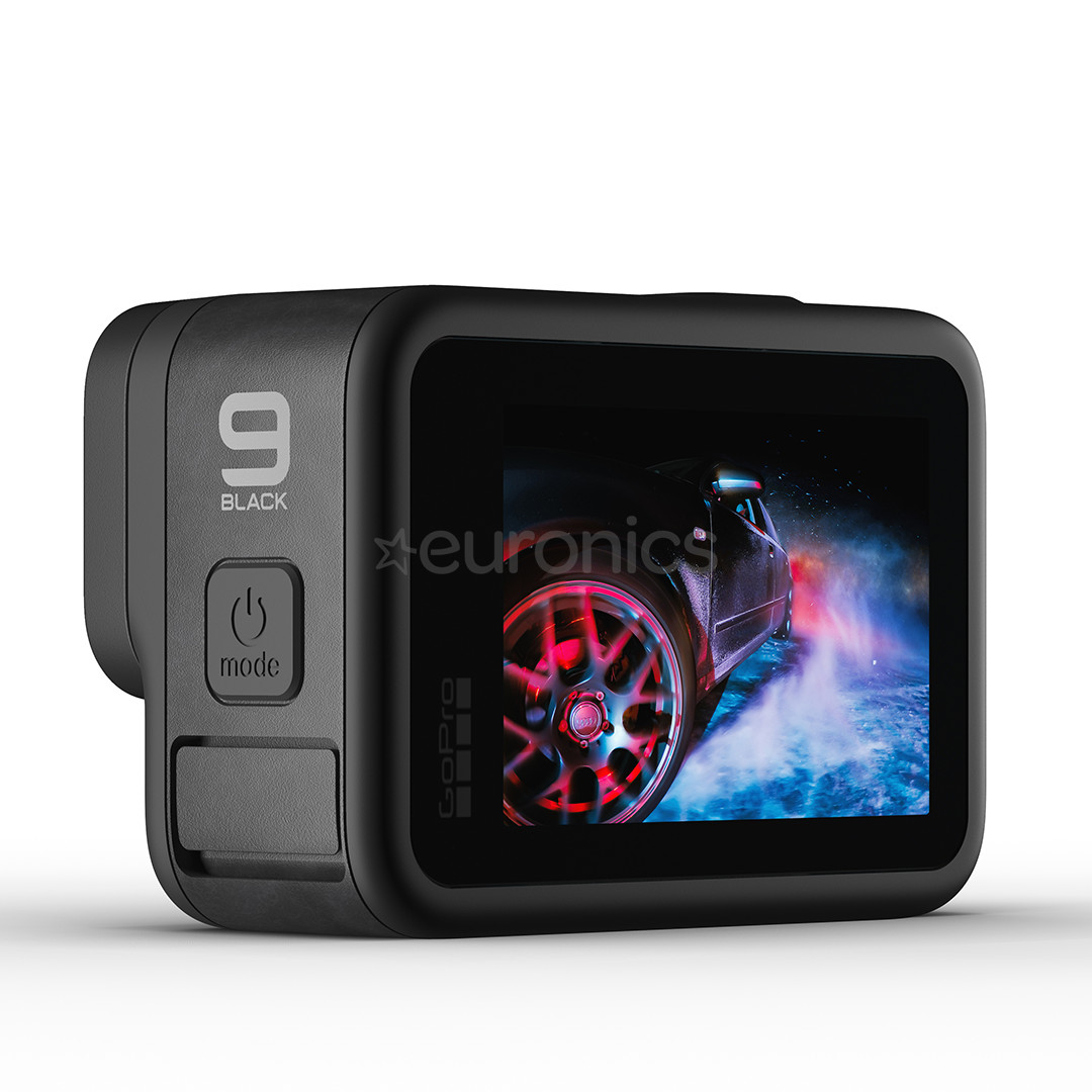 GoPro HERO9 Black, 5.3K/30fps, melna - Video kamera