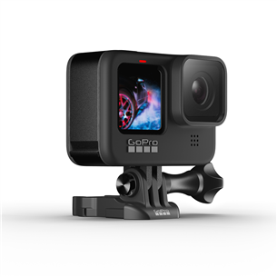 GoPro HERO9 Black, 5.3K/30fps, melna - Video kamera