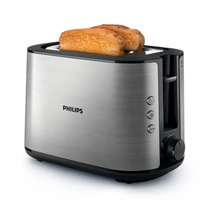 Philips Viva Collection, 950 W, black/inox - Toaster