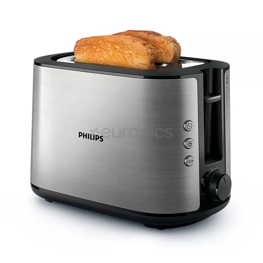 Philips Viva Collection, 950 W, black/inox - Toaster