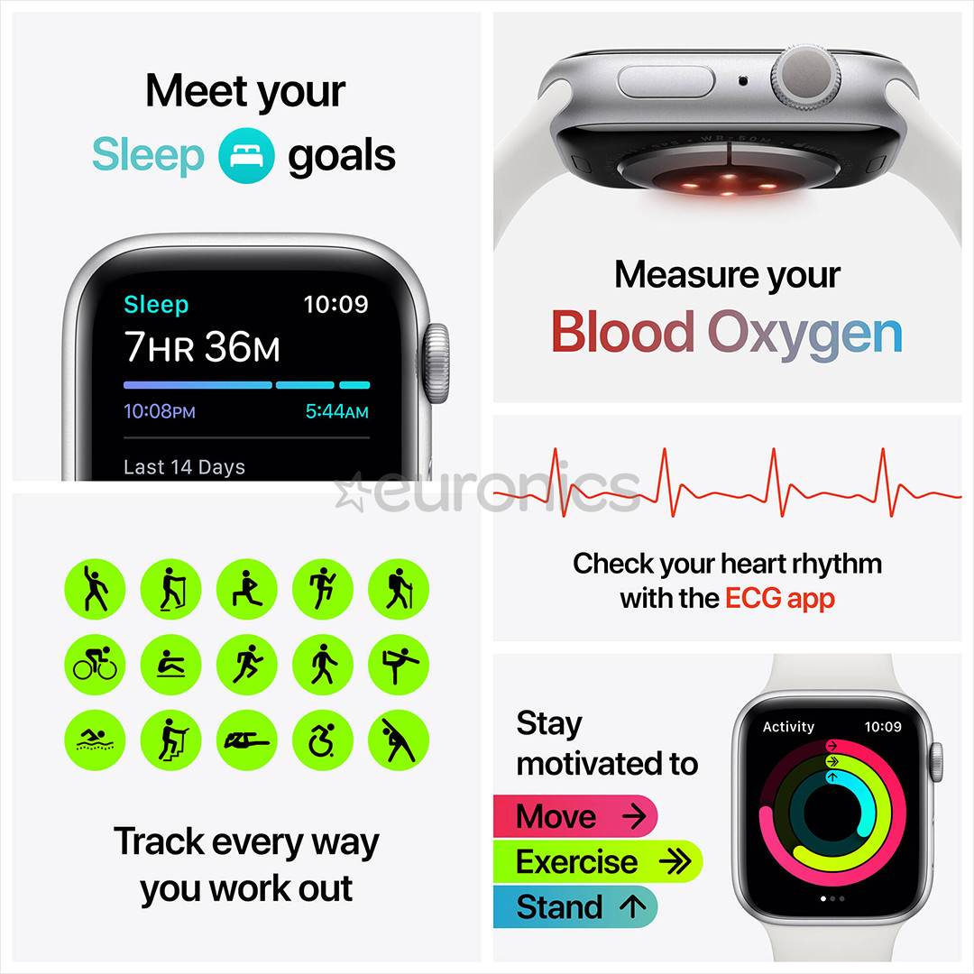 Viedpulkstenis Apple Watch Series 6 (40 mm)