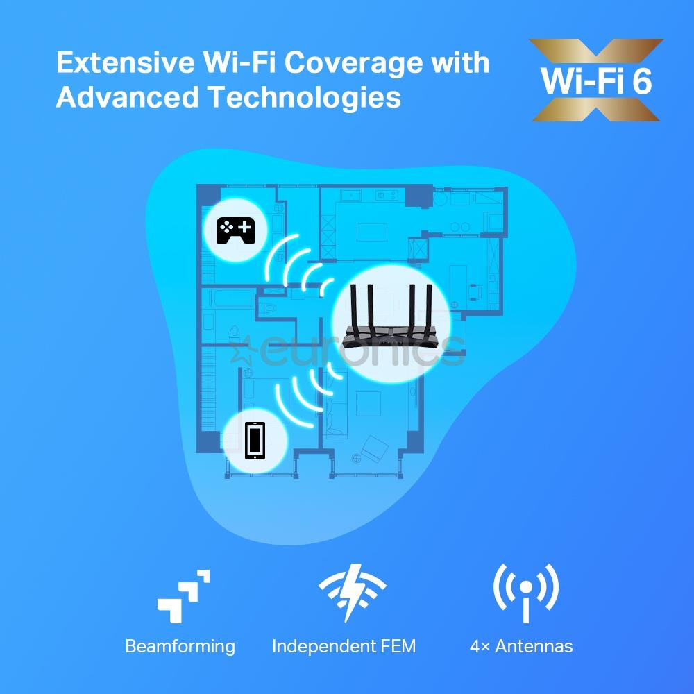 TP-Link Archer AX20, black - WiFi router
