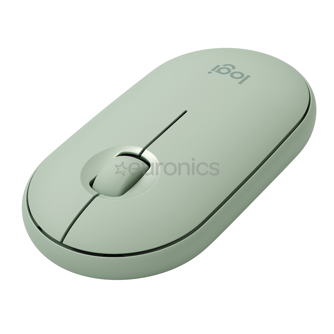 Logitech Pebble M350, optiskā, gaiši zaļa - Bezvadu datorpele
