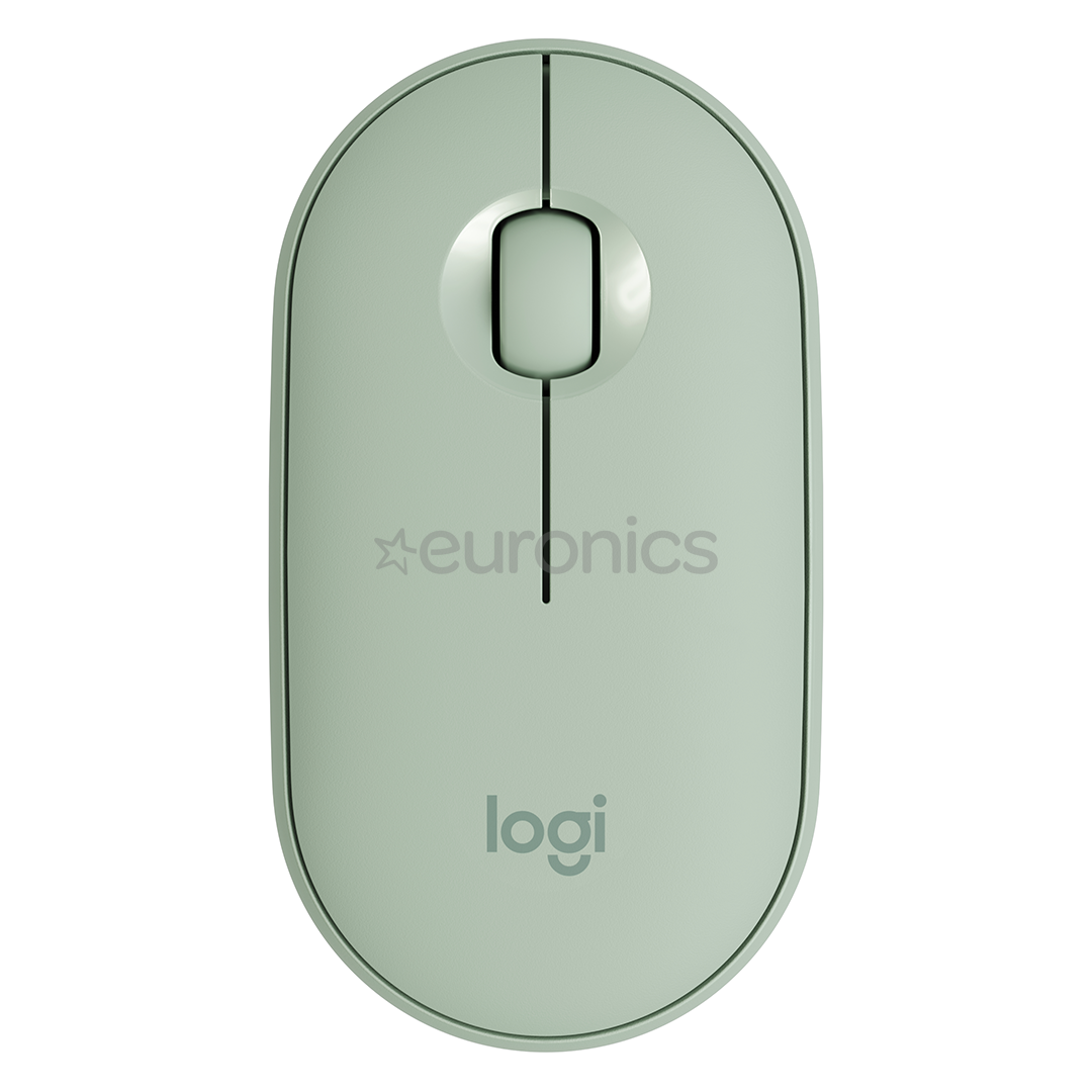 Logitech Pebble M350, optiskā, gaiši zaļa - Bezvadu datorpele