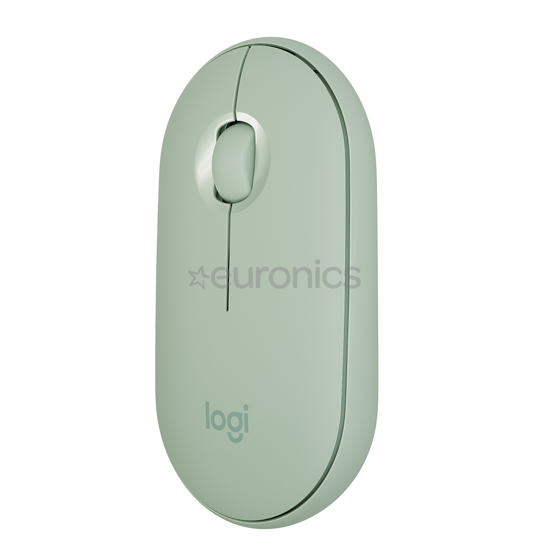 Logitech Pebble M350, optiskā, gaiši zaļa - Bezvadu datorpele
