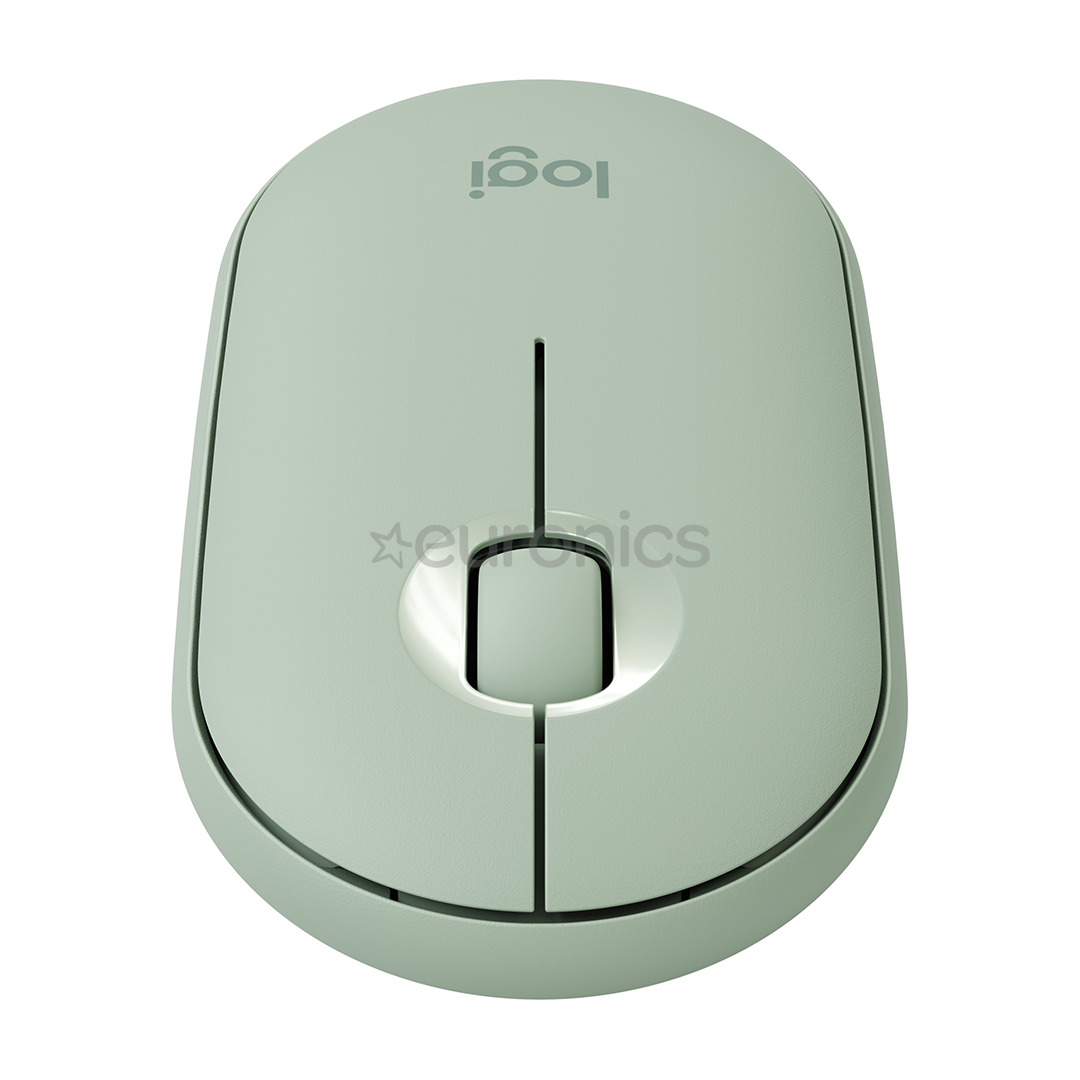 Logitech Pebble M350, optiskā, gaiši zaļa - Bezvadu datorpele