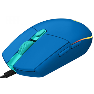 Logitech G102 LightSync, optiskā, zila - Datorpele ar vadu