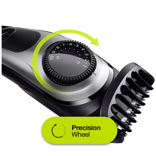 Braun + Gillette Fusion razor, black/grey - Beard trimmer