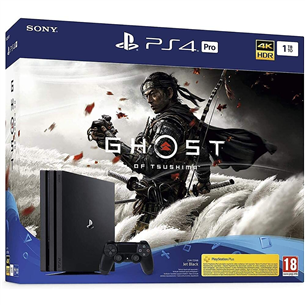 Spēļu konsole PlayStation 4 Pro, Sony / 1TB + Ghost of Tsushima