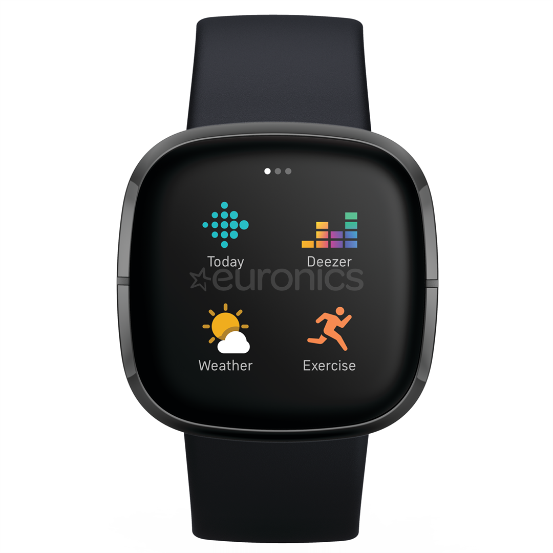 fitbit sense smartwatch fb512bkbk