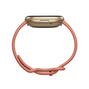 Fitbit Versa 3, zelta/rozā - Viedpulkstenis