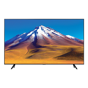 Samsung LCD 4K UHD, 75", боковые ножки, черный - Телевизор