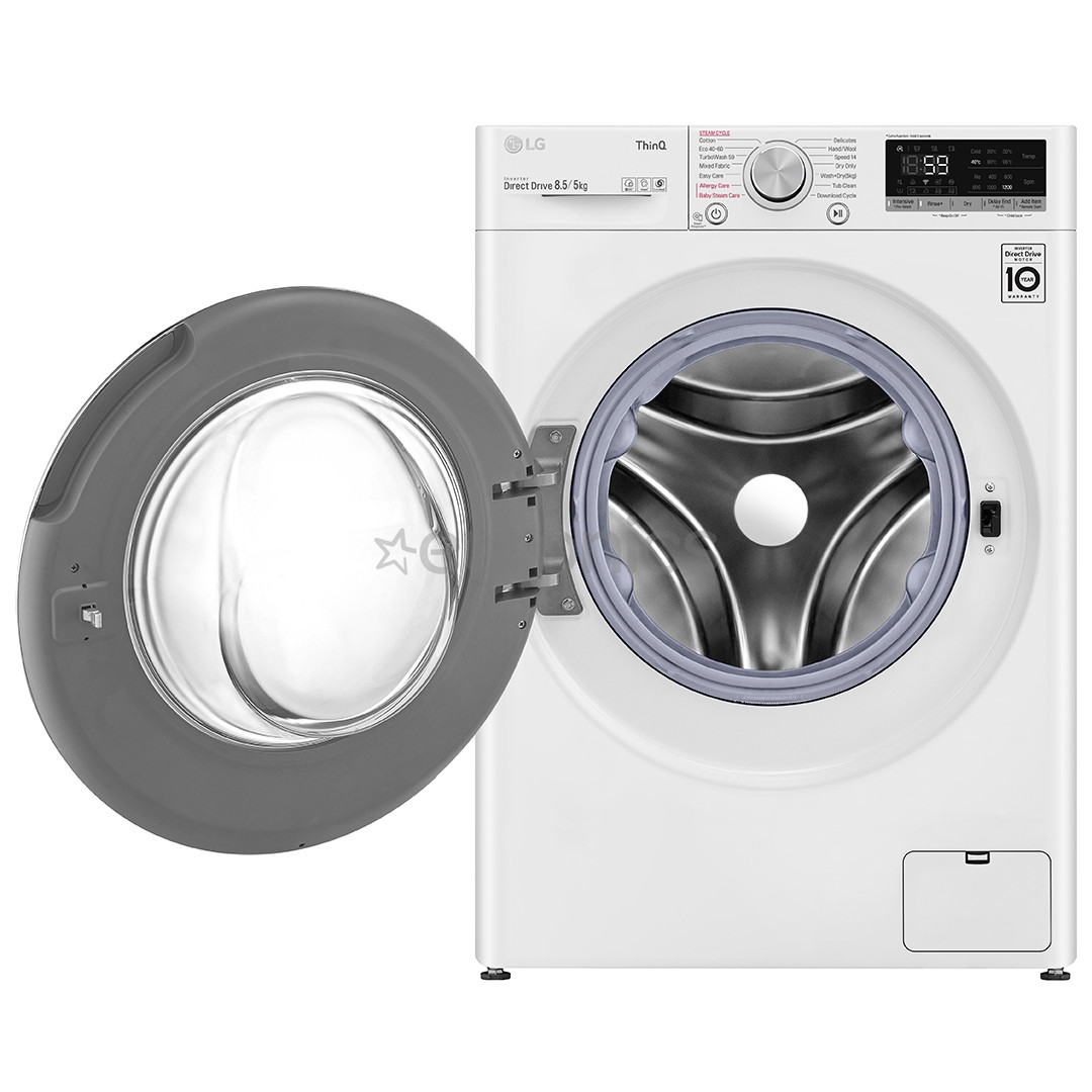 Veļas mazgājamā mašīna ar žāvētāju, LG / 8,5 кг / 5 кг