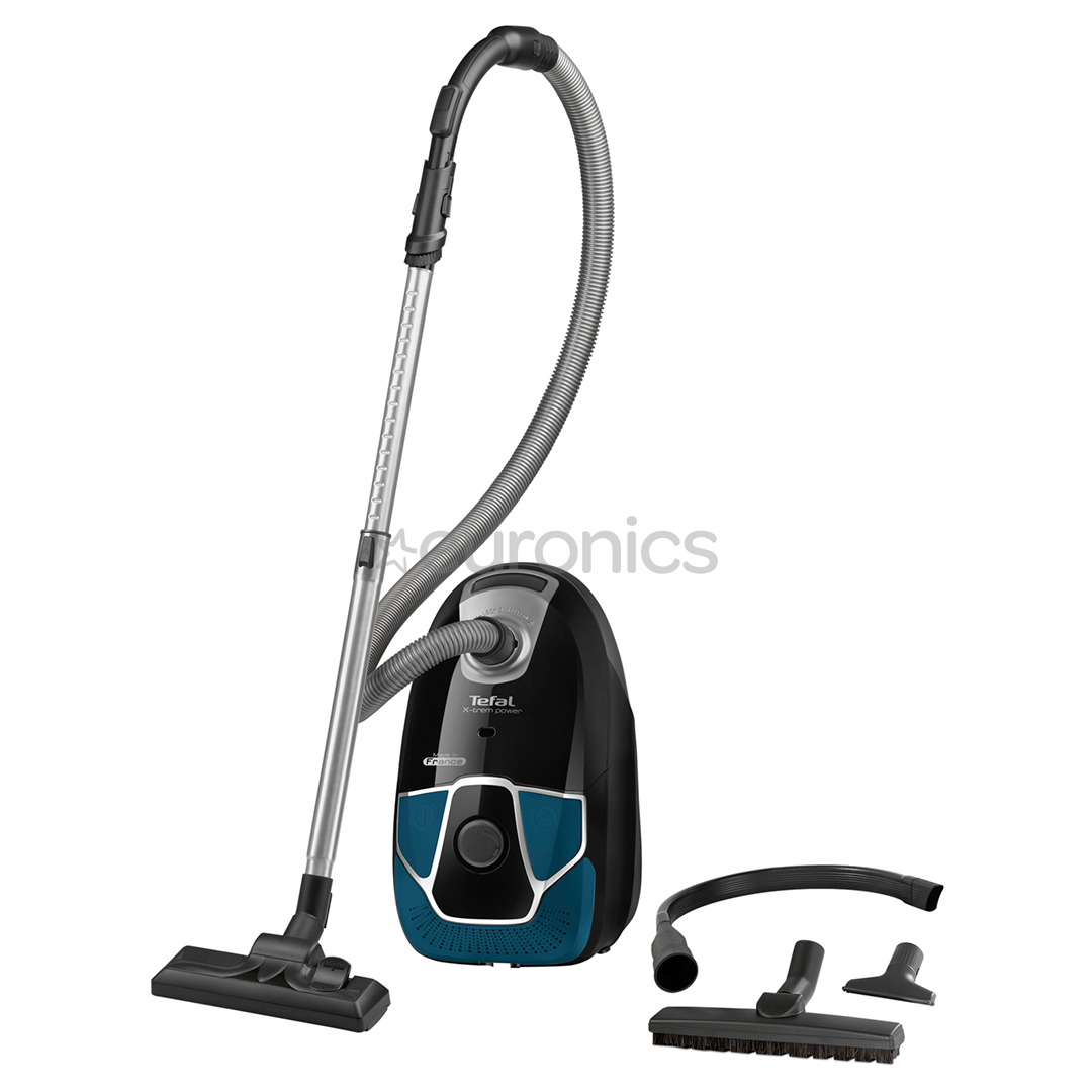 Tefal X-Trem Power Successor, 550 W, melna/zila - Putekļu sūcējs