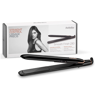 BaByliss Super Shine 230, 180-230 °C, black/copper - Straightener