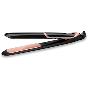Babyliss, 140-235 °C, black/pink - Hair straightener ST391E