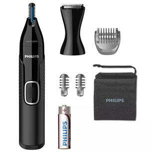 Philips 5000, black - Nose, ear, eyebrow and detail trimmer NT5650/16