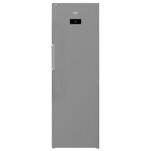 Beko, augstums 185 cm, 275 L, sudraba - Saldētava RFNE312E43XN