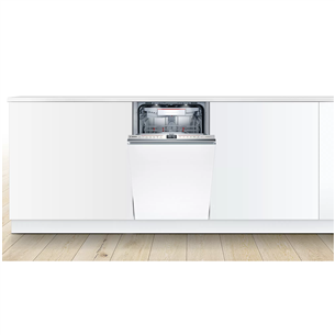 Bosch Series 6, 10 komplekti, platums 44.8 cm - Iebūvējama trauku mazgājamā mašīna