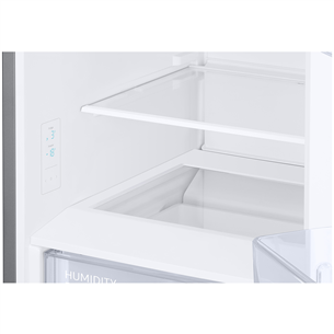 Samsung, NoFrost, 390 л, высота 203 см, серебристый - Холодильник