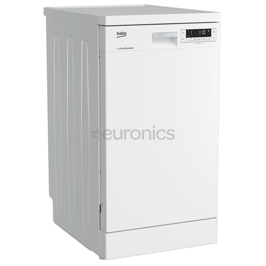 Beko, 10 komplekti, platums 44.8 cm, balta - Trauku mazgājamā mašīna
