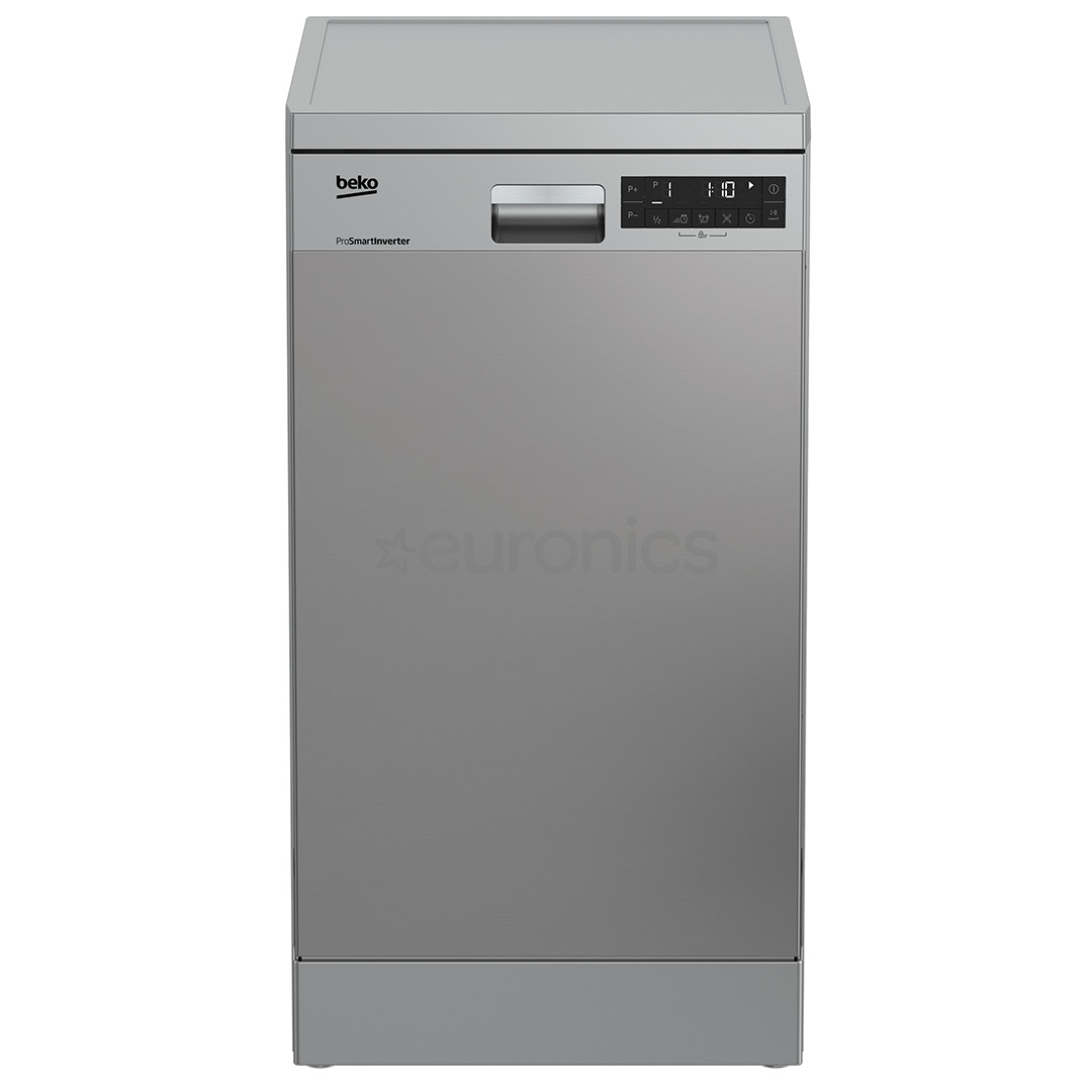 Beko, 11 komplekti, platums 44.8 cm, sudraba - Trauku mazgājamā mašīna