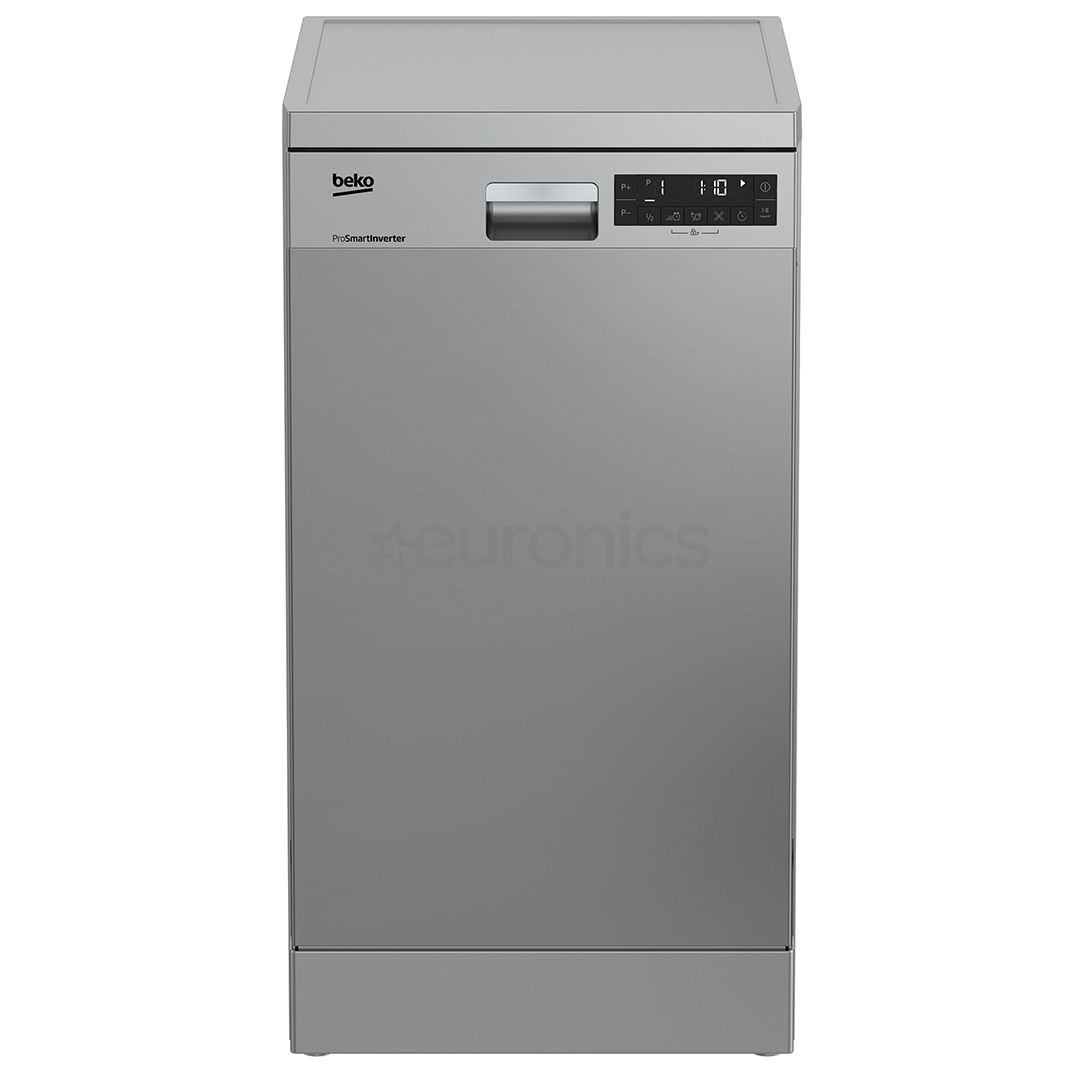 Beko, 11 komplekti, platums 44.8 cm, sudraba - Trauku mazgājamā mašīna